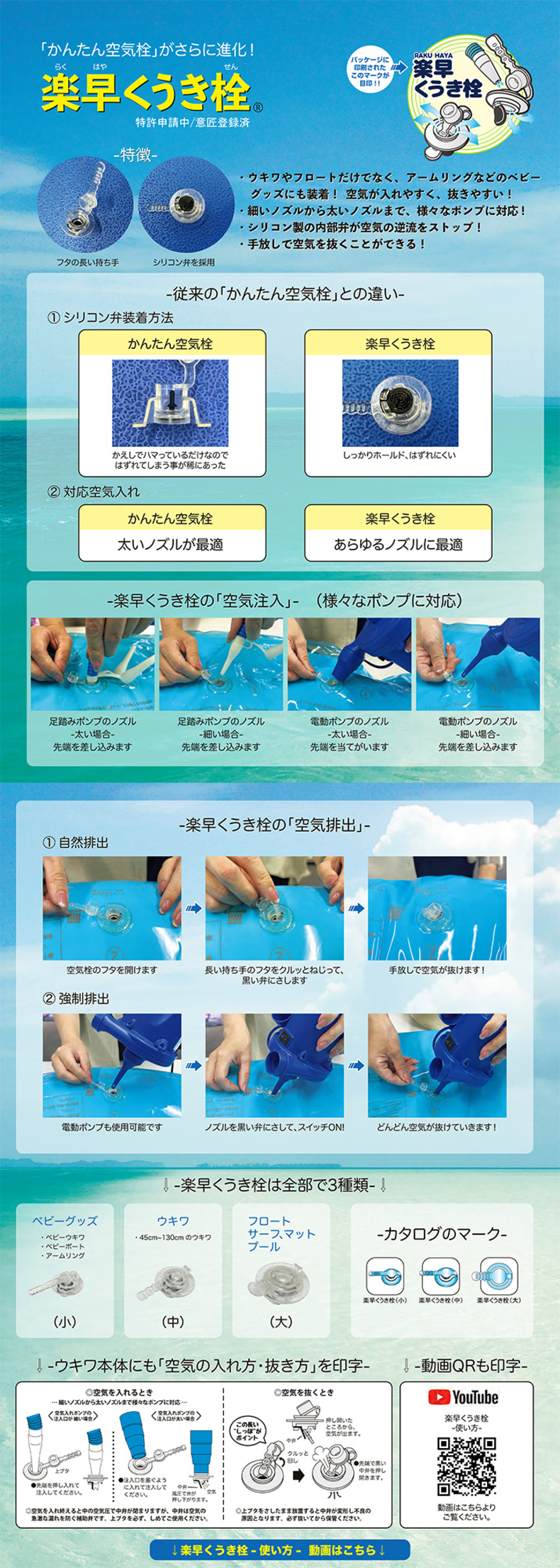 楽早くうき栓 イガラシ 浮き輪 ウキワ