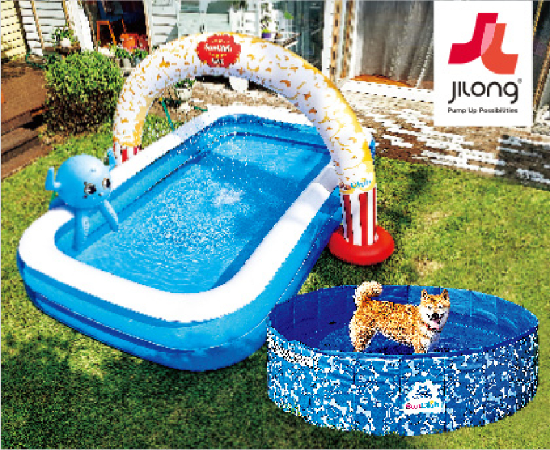 ジーロン JILONG ウキワ プール 浮き輪 イガラシ